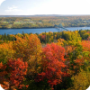 A sampling of the brilliant fall colours displayed around Cape Breton Island during the Celtic Colours International Festival