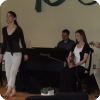 A dancer steps to tunes at the Celtic Music Interpretive Centre