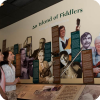 A history of Cape Breton fiddlers displayed at the Celtic Music Interpretive Centre 