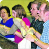 A traditional Gaelic milling frolic at the Gaelic College of Celtic Arts and Crafts