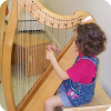 The next generation - a young harpist practices at the Gaelic College of Celtic Arts and Crafts